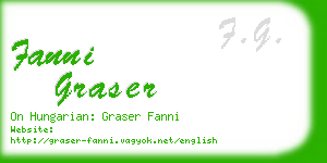 fanni graser business card